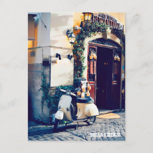 * AP12 Italia Scooter Florence Cobblestone (AP12) ポストカード