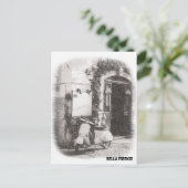 * AP12 Scooter Florence Cobblestone イタリアン Italia ポストカード (スタンド正面)