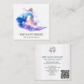 *~* AP13ヒーリングビーチ金星63のWAVE誕生 スクエア名刺 (正面/裏面)