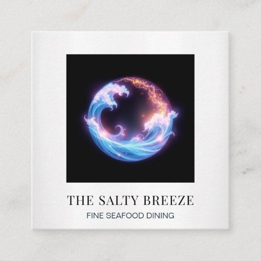 *~* AP13ビーチウェーブレストランカントリークラブ98 スクエア名刺 (正面)