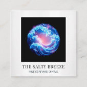 *~* AP13ビーチ波スパマッサージ霊気ヨガ107 スクエア名刺 (正面)