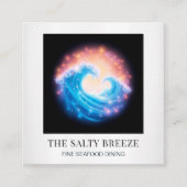 *~* AP13ビーチ波スパマッサージ霊気Yoga x スクエア名刺 (正面)