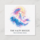 *~* AP13 100金星の海上ビーチWAVE誕生 スクエア名刺 (正面)