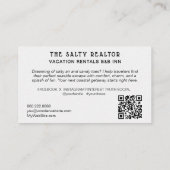 *~* AP13 5レアレータビーチレンタルB&B Inb Busine 名刺 (裏面)