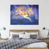 *~* AP14クラシックエンジェルウーマンフライフェアフェアリーエフエメラ キャンバスプリント (インサイチュ (寝室))