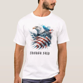 *~* AP16アメリカ国旗Bald EAGLE USA Tシャツ