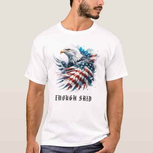 *~* AP16アメリカ国旗Bald EAGLE USA Tシャツ (正面)