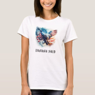 *~* AP16アメリカ国旗USA禿げ詳細鷲 Tシャツ