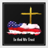 *~* AP16クリスチャンパトリオットイーグル国旗の退役軍人 ウィンドウサイン (シート)