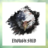 *～* AP16米国国旗アメリカのハゲワシ愛国  ウィンドウサイン (シート3)