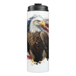 *~* AP16 Bald EAGLE Patriotic We The People Flag タンブラー