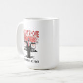 *~* AP16 - Trump Daddy's Home MAGA White House コーヒーマグカップ (正面左)