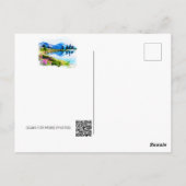 ※※ AP19 QR 結婚式 ありがとう 山 自然 ポストカード (裏面)