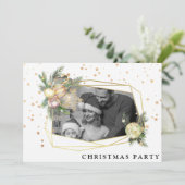 *~* AP20ファミリクリスマス企業のパーティー写真 招待状 (スタンド正面)