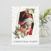 *~* AP20フォトファミリークリスマス企業のパーティー 招待状 (スタンド正面)