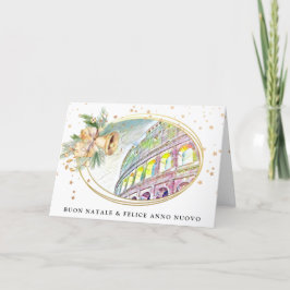 *~* AP20 イタリア イタリア語 クリスマスと新年のグリーティングカード Buon Natal 案内状