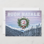 * AP20 BUON NATALE Italian Language Christmas 招待状 (正面)