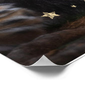 *~* AP23アート天芸術的ソフトブラウンライオン ポスター (角)