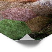 *~* AP23レインボー芸術的抽象芸術ライオネスアート ポスター (角)