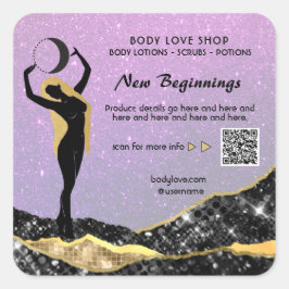 *~* AP24レインボー女神の意図グラデーション魔法 スクエアシール