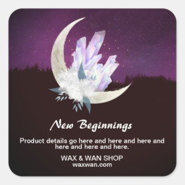 *~* AP24景観意図ムーンクリスタルフローラ スクエアシール