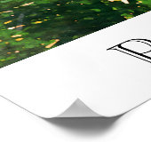 *~* AP25トラベルトロピカルヤシの木 – パーソナライズ ポスター (角)