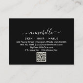 *~* AP26 OPALレインボーQRホログラフィーエテリア 名刺 (裏面)