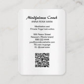 *～* AP2 Pastel抽象芸術QRコード曼荼羅箔  名刺 (裏面)