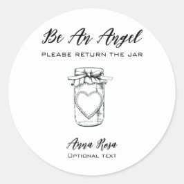 *~* AP30ハートリボン戻りjar缶詰メイスン ラウンドシール