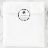 *~* AP30バッファローギンガム金ゴールドブラックキャンドホームメイド ラウンドシール (バッグ)