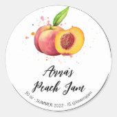 *~* AP30ピーチ自家製ジェリージャムレジス ラウンドシール (正面)