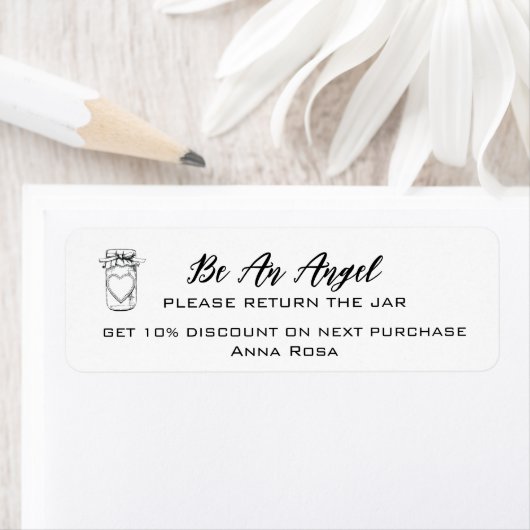 *~* AP30割引プロモーションリターンハート缶詰メイソン ラベル (インサイチュ)