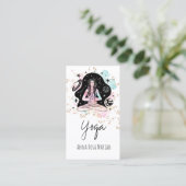 *~* AP33ヨグレインボーチャクラスピリチュアルグリッター 名刺 (スタンド正面)