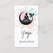 *~* AP33  Botanical Yoga Rainbow Chakra Spiritual  名刺 (正面)