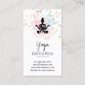 *~* AP33 Pine Tree Yoga Rainbow Chakra Spiritual  名刺 (裏面)