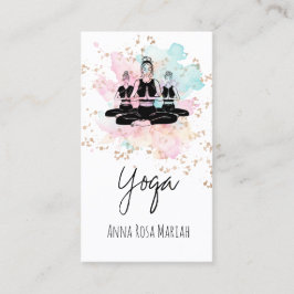 *~* AP33  Yoga Class Rainbow Chakra Spiritual  名刺