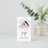 *~* AP33 Yoga Rainbow Chakra Spiritual Glitter 名刺 (スタンド正面)