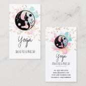 *~* AP33 Yoga Rainbow Chakra Spiritual Yin Yang 名刺 (正面/裏面)
