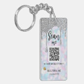 *~* AP36 QRプロモーション美しいパステルアクリルキーチェーン キーホルダー (正面左)