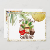 *~* AP44応力コーヒ賛美ー・クリスマス写真 シーズンポストカード (正面/裏面)