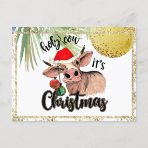 *~* AP44 Holy Cow it's Christmas Balls写真 シーズンポストカード