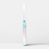 *~* AP46インクパステル金ゴールドグリッター抽象芸術 Case-Mate iPhoneケース (裏面 / 左)