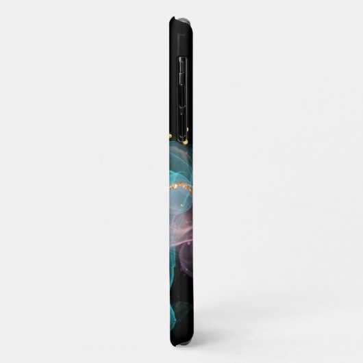 *~* AP46 Pastel Gold Glitter Abstract Ink  Case-Mate iPhoneケース (裏面/左)