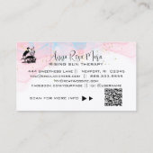 *~* AP46 QRエーテルビーチマーシュエレガント2ヘロン 名刺 (裏面)