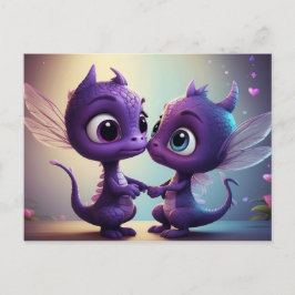 *~* AP48 PHOTO招待状ドラゴンDino漫画はがき ポストカード