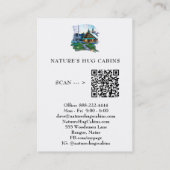 *~* AP49キャビ素朴ンコテージQR春樺の木 名刺 (裏面)