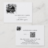 *~* AP49キャビ素朴ンQRコテージロッジ 名刺 (正面/裏面)