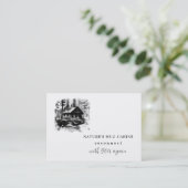 *~* AP49キャビ素朴ンQRコテージロッジ 名刺 (スタンド正面)