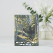 *~* AP49自然メーンフォレストウッズバケーションストリーム ポストカード (スタンド正面)