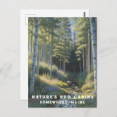 *~* AP49自然メーンフォレストウッズバケーションストリーム ポストカード (正面/裏面)